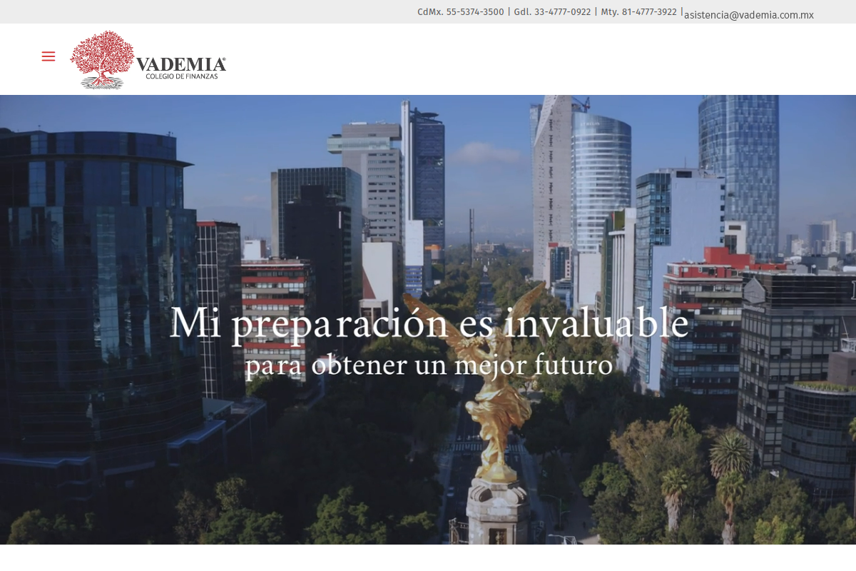 Proyecto web Vademia